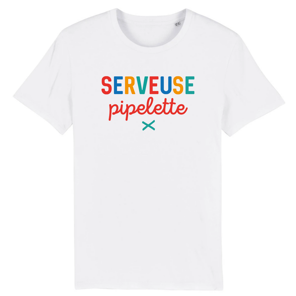 Serveuse pipelette - Blanc