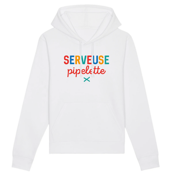 Serveuse pipelette - Blanc
