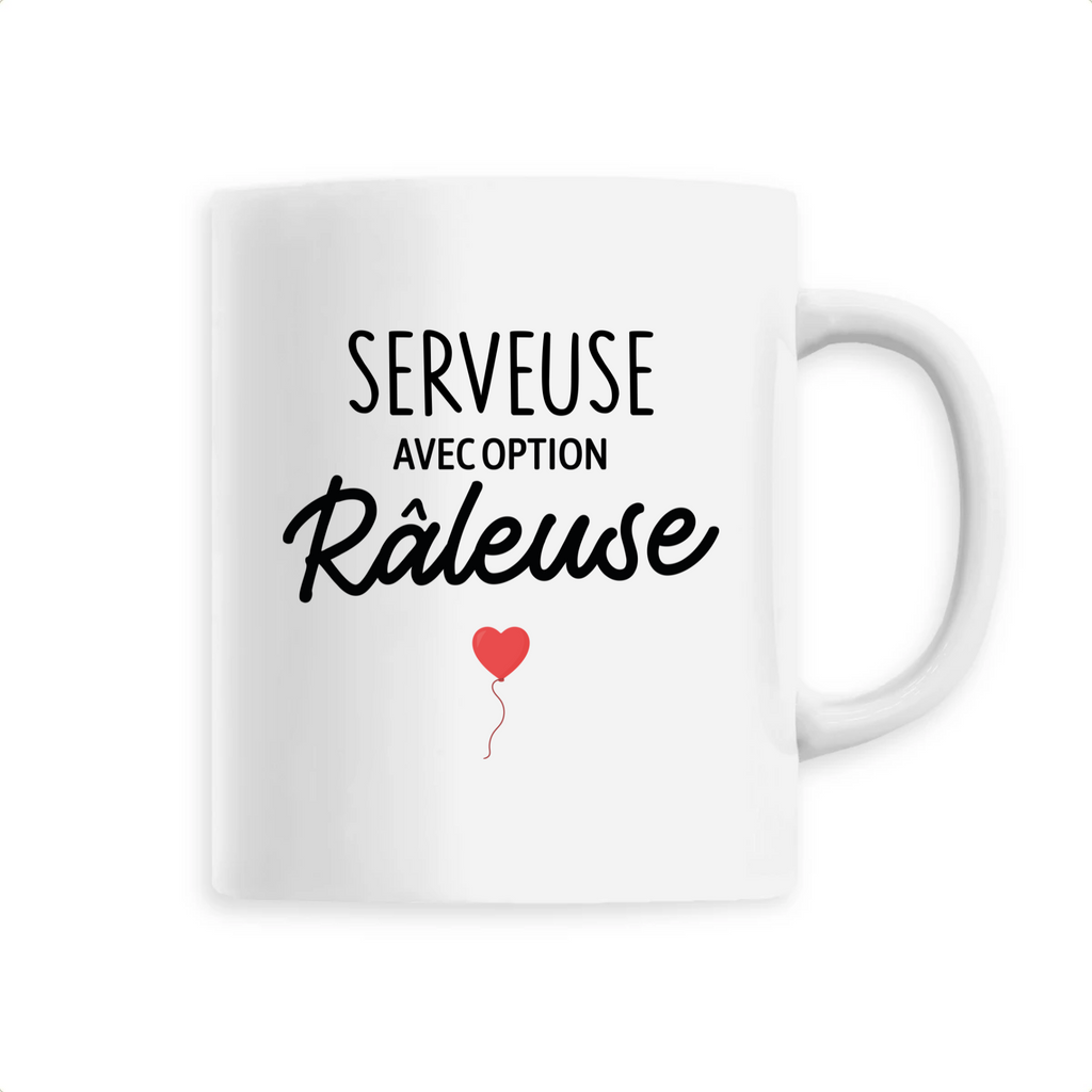 Serveuse avec option râleuse - Unique Blanc