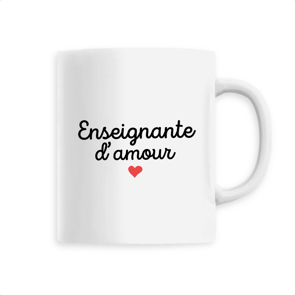 Enseignante d'amour - Unique Blanc