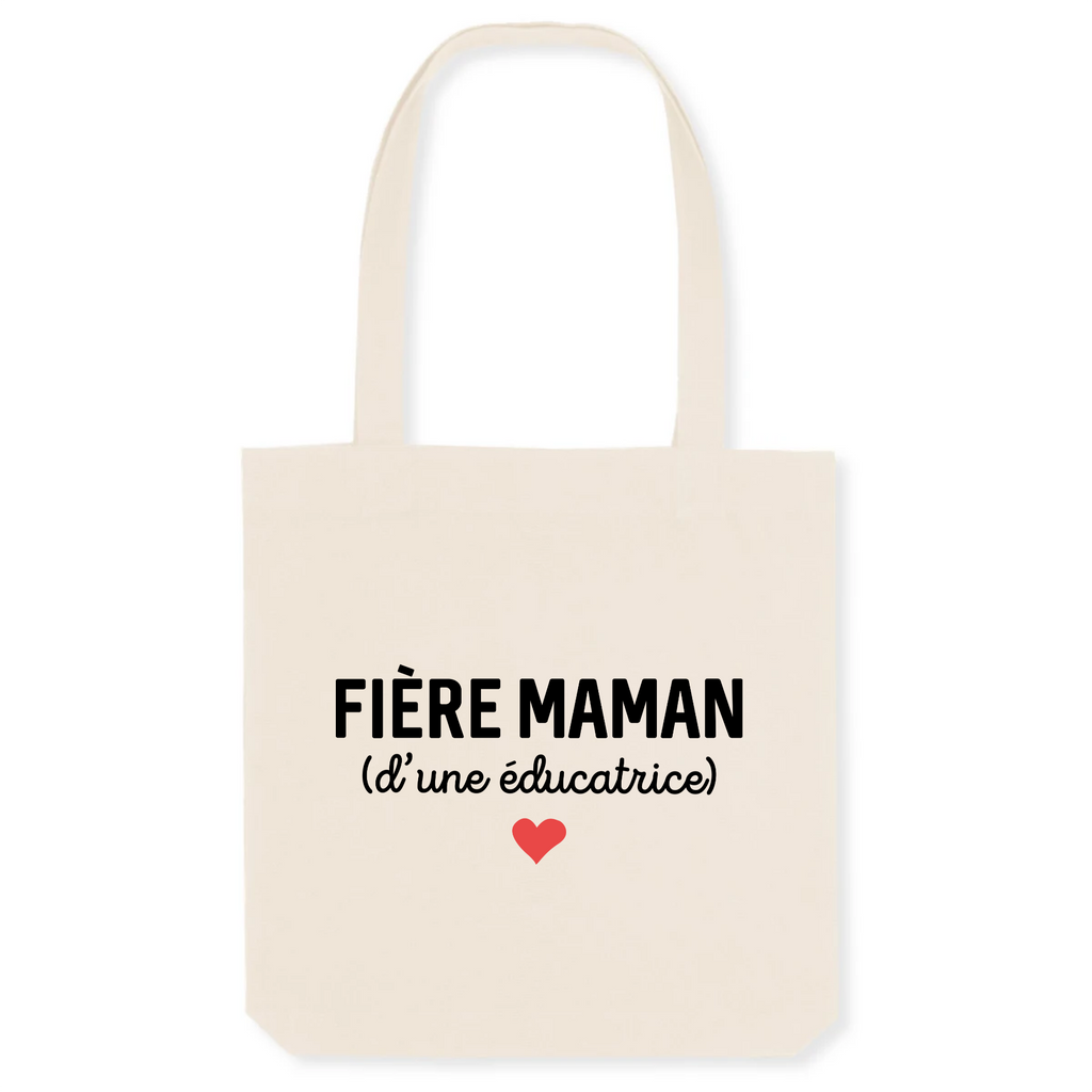 Fière maman d'une éducatrice - Unique Blanc