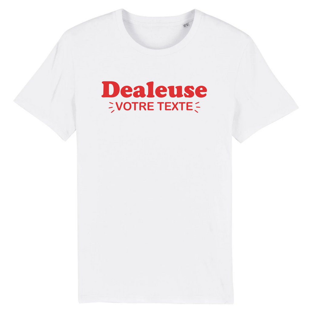 Dealeuse votre texte - Blanc