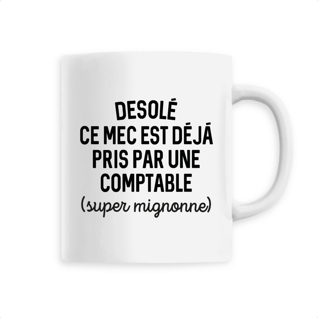 Désolé ce mec est déjà pris - Comptable - Unique Blanc