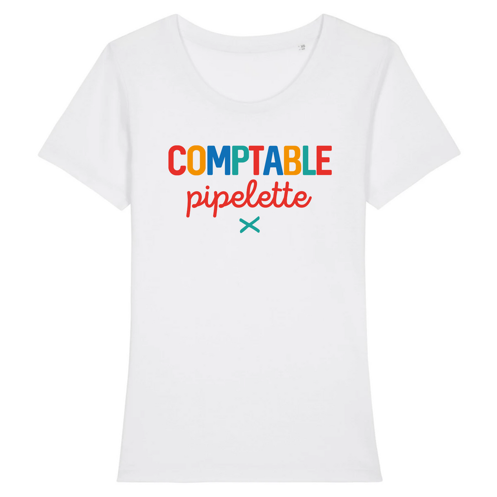 Comptable pipelette - Blanc