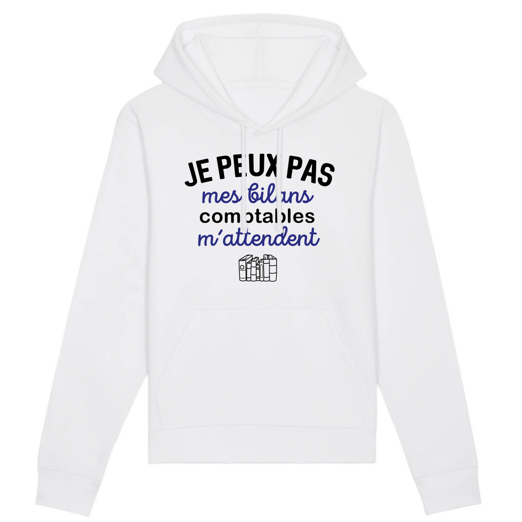 Je peux pas mes bilans comptables m'attendent - Blanc
