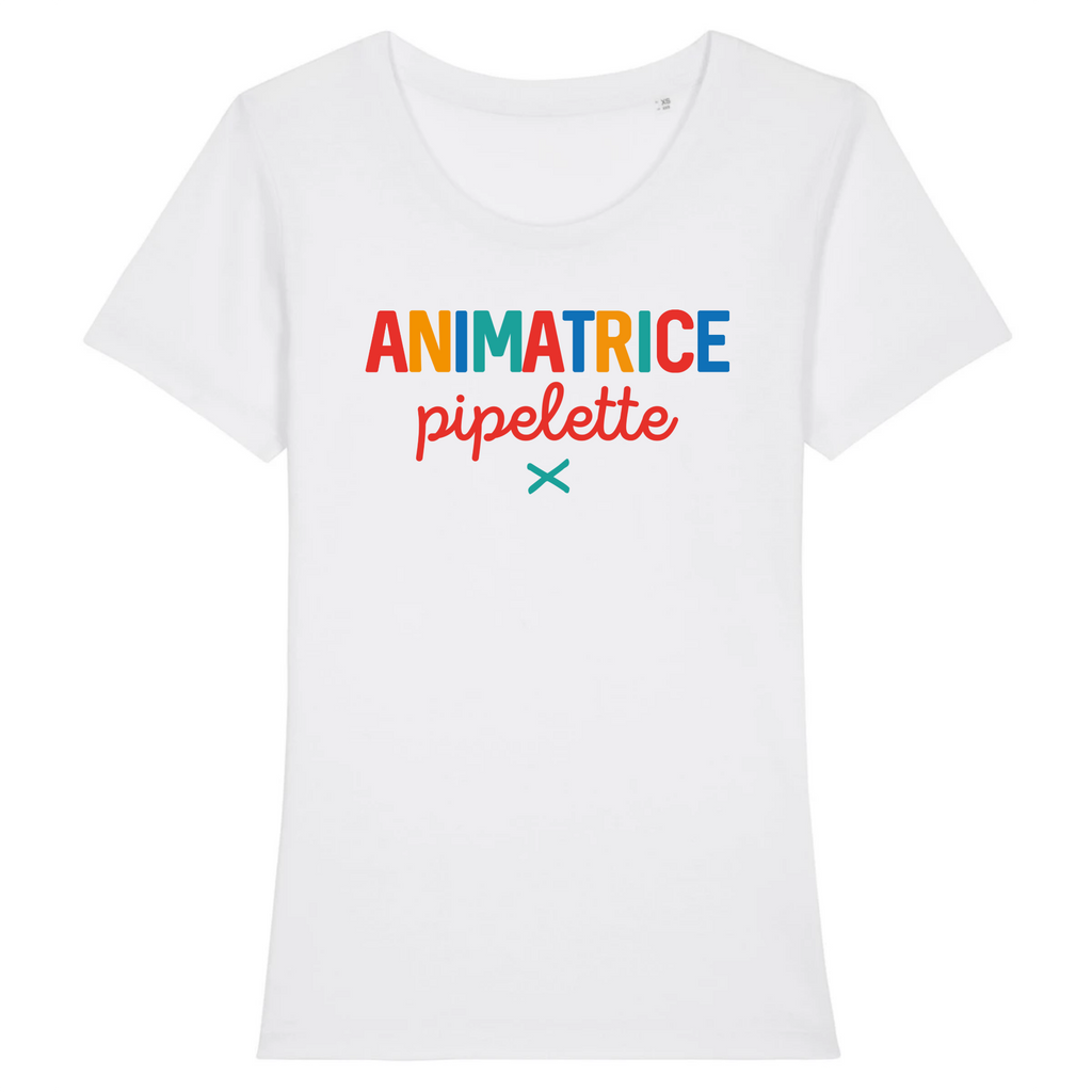 Animatrice pipelette - Blanc