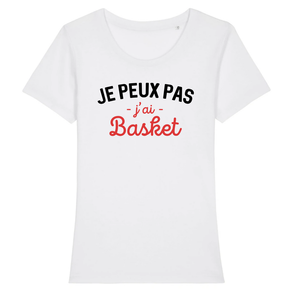 Je peux pas j`ai Basket - Blanc