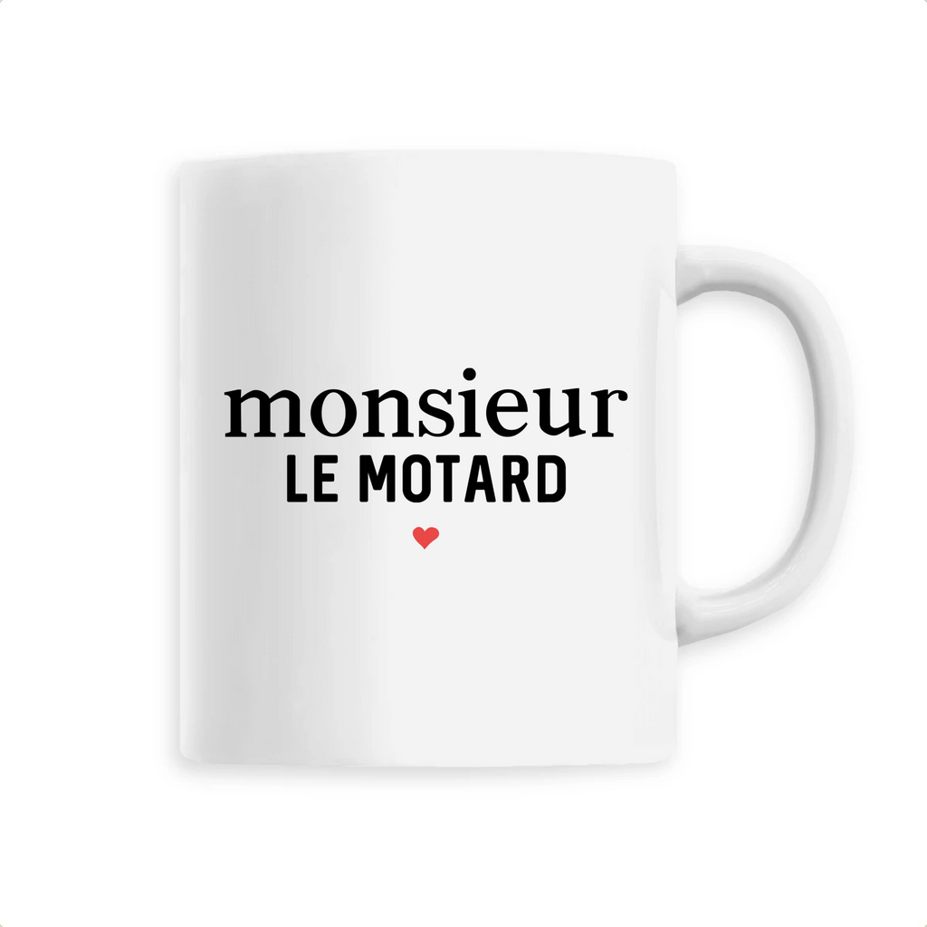 Monsieur le motard - Unique Blanc