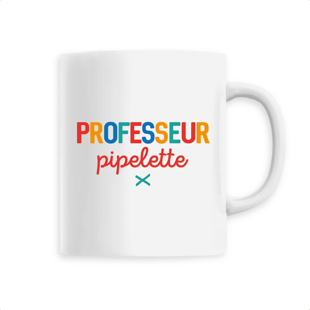 Professeur pipelette - Unique Blanc