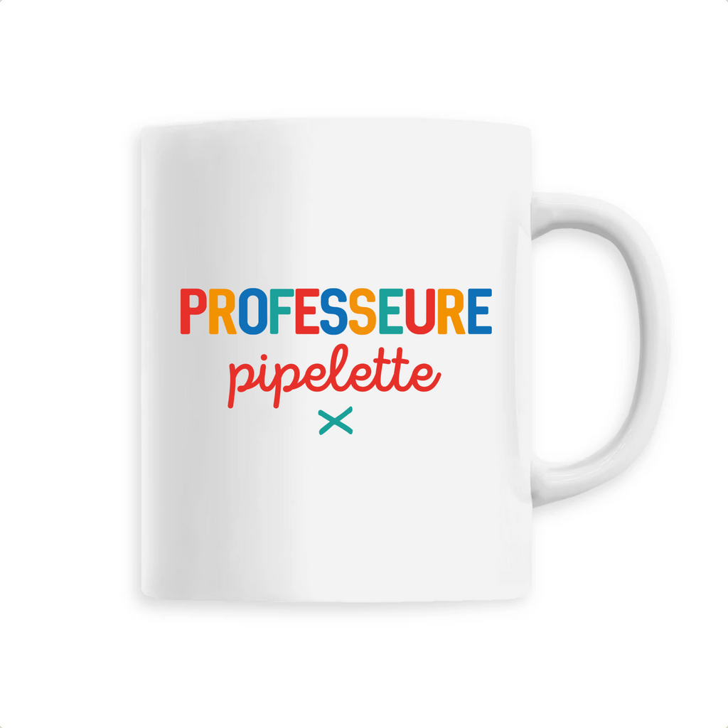 Professeure pipelette - Unique Blanc