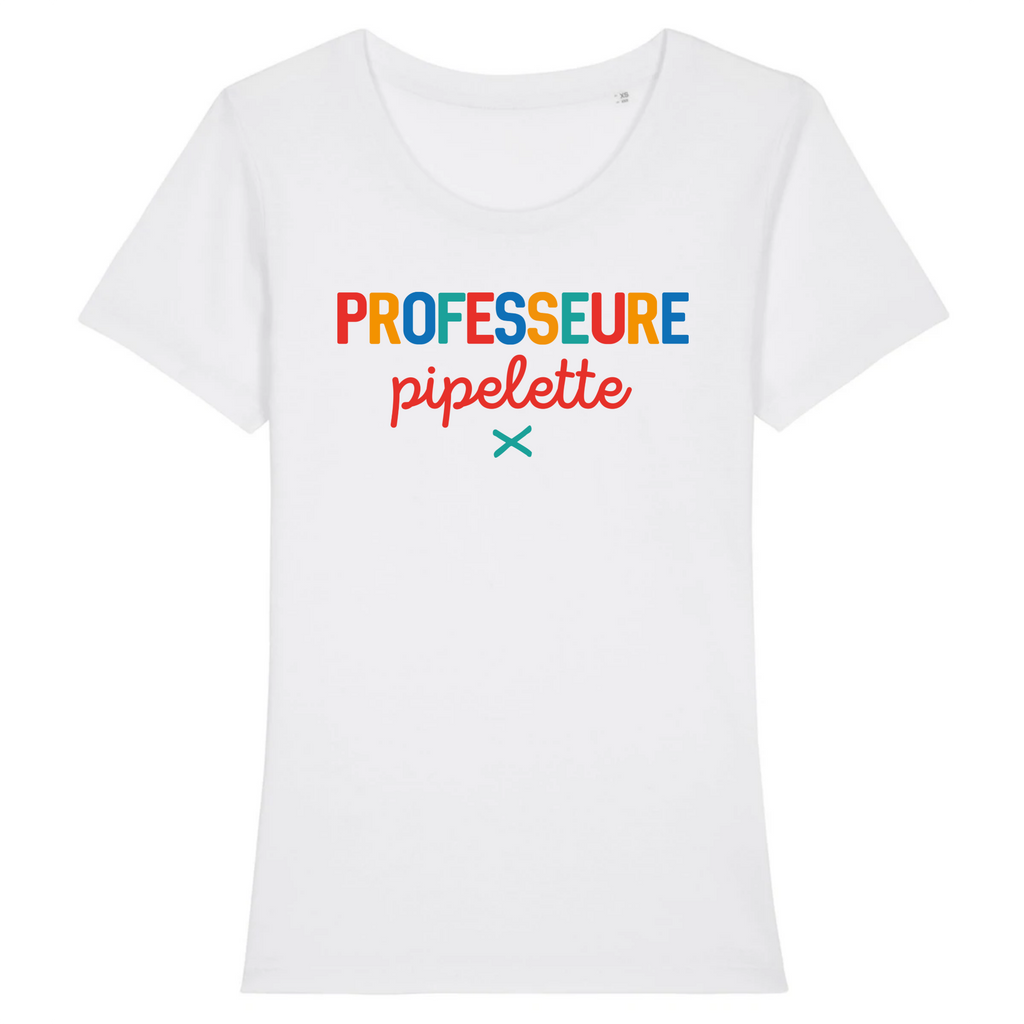 Professeure pipelette - Blanc