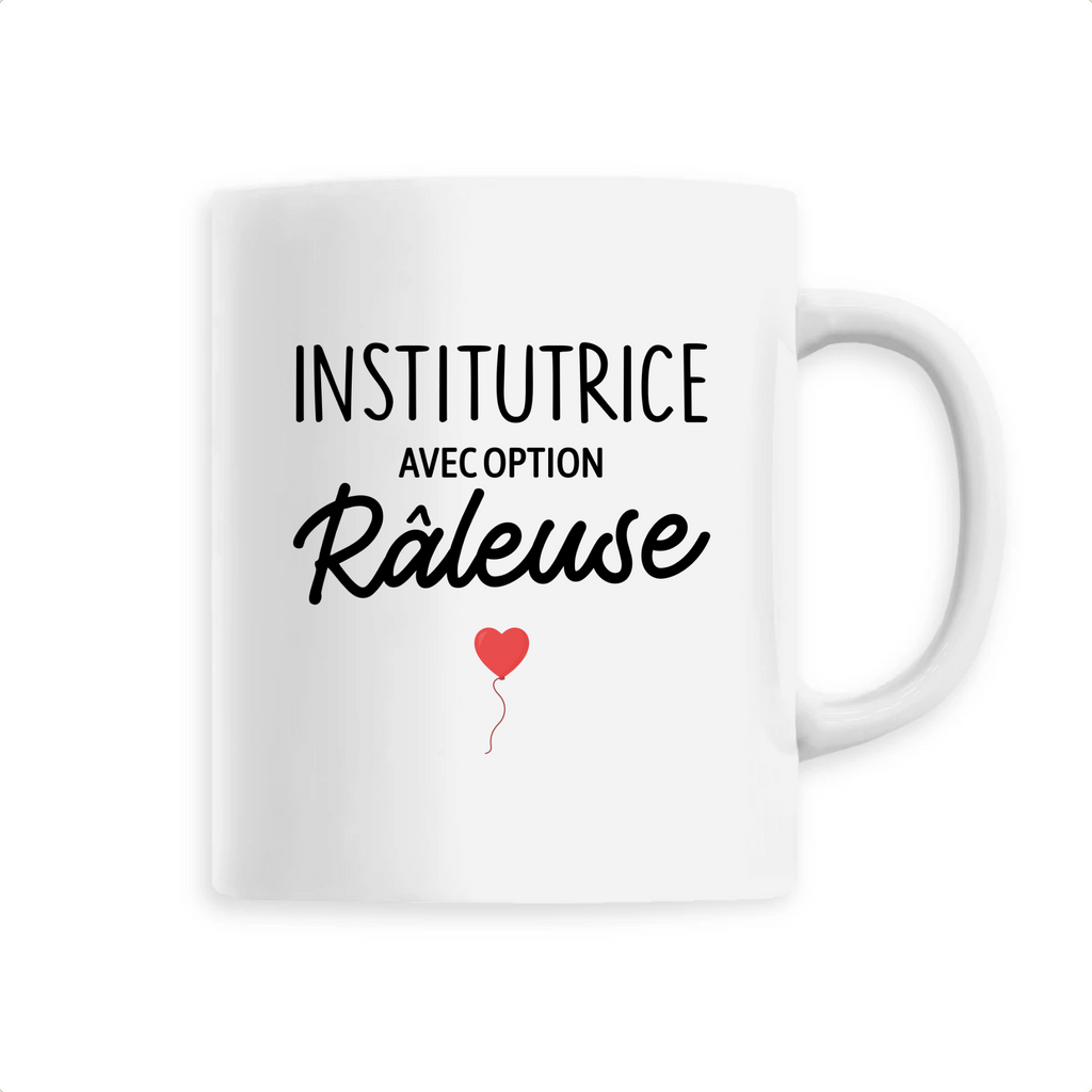 Institutrice avec option râleuse - Unique Blanc