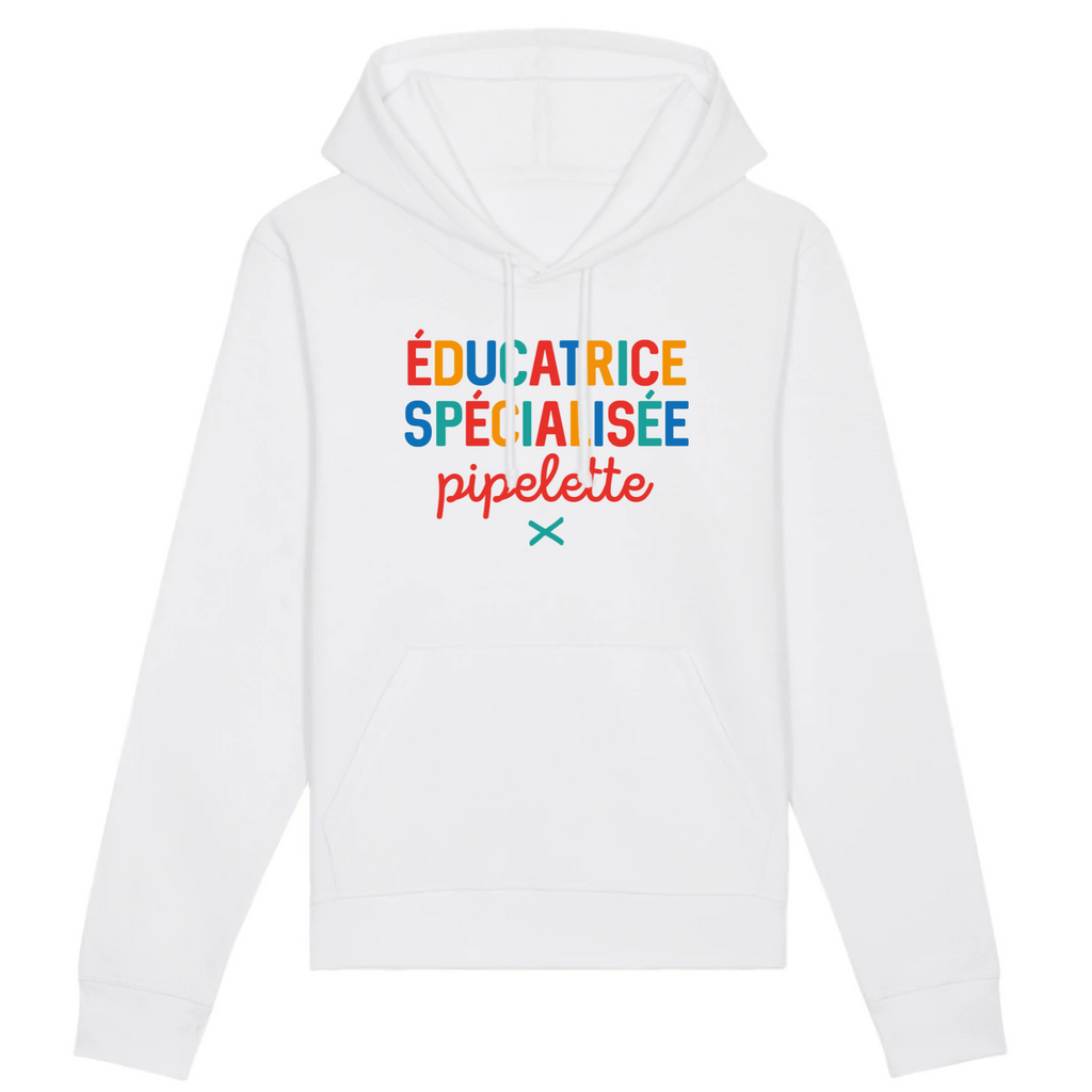 Éducatrice spécialisée pipelette - Blanc
