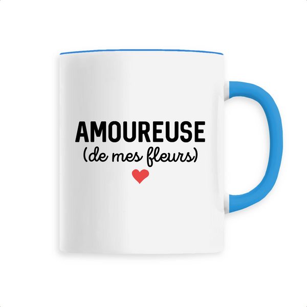 Amoureuse de mes fleurs - Unique Bleu