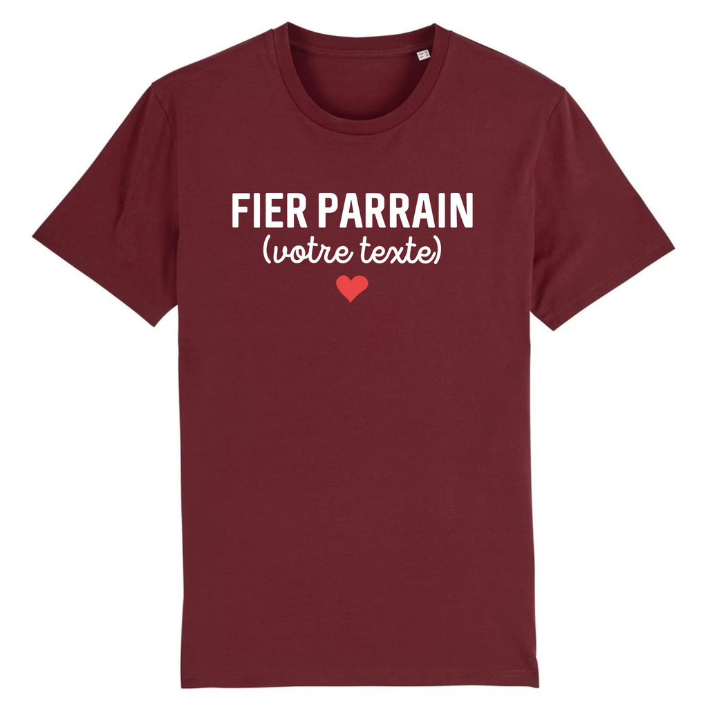 Fier parrain (votre texte) - À Personnaliser - Bordeaux