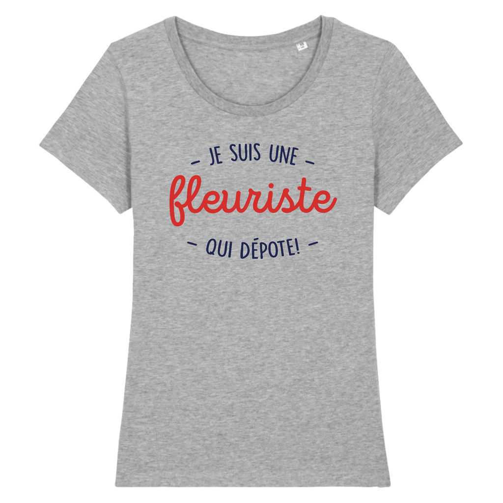 Je suis une fleuriste qui dépote - Gris