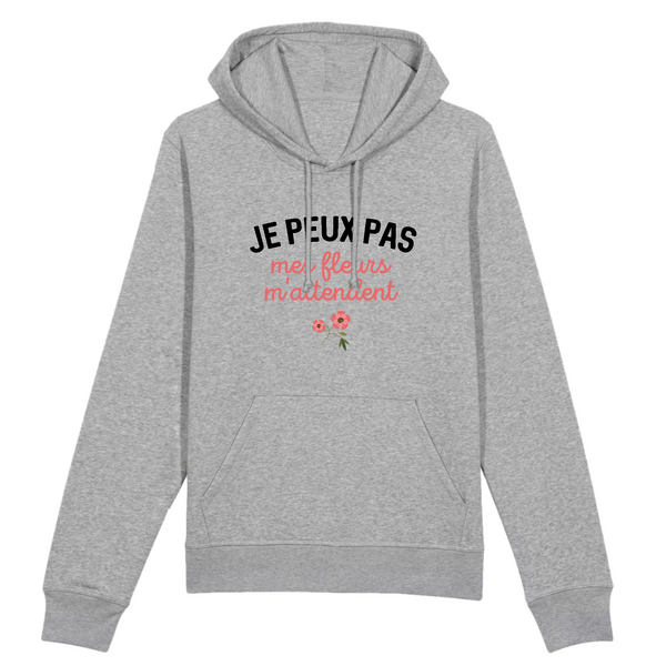 Je peux pas mes fleurs m'attendent - Gris