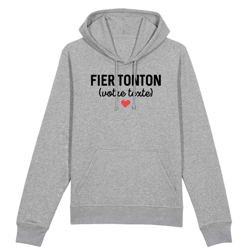Fier tonton (votre texte) - À Personnaliser - Gris