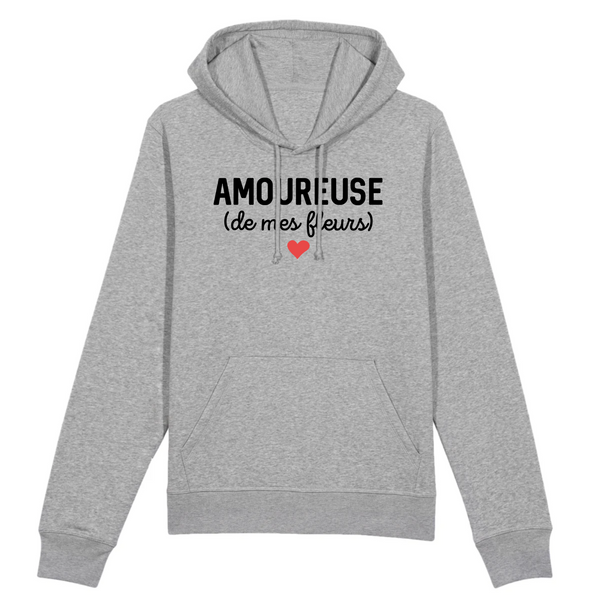 Amoureuse de mes fleurs - Gris