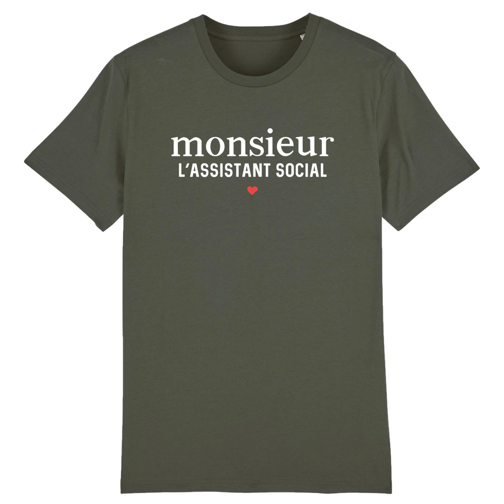 T-shirt Monsieur/Madame le/la Assistant(e) Social(e)