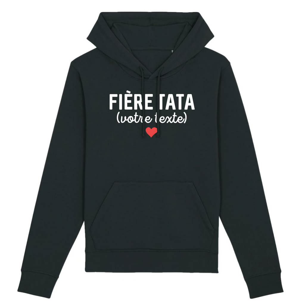 Fière tata (votre texte) - À Personnaliser - Noir