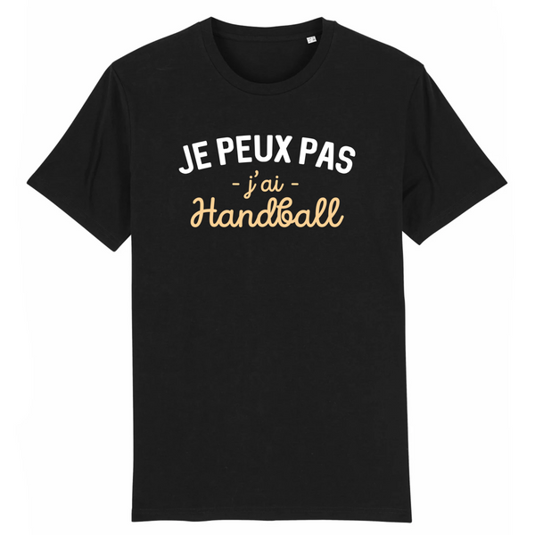 Je peux pas j`ai Handball - Noir