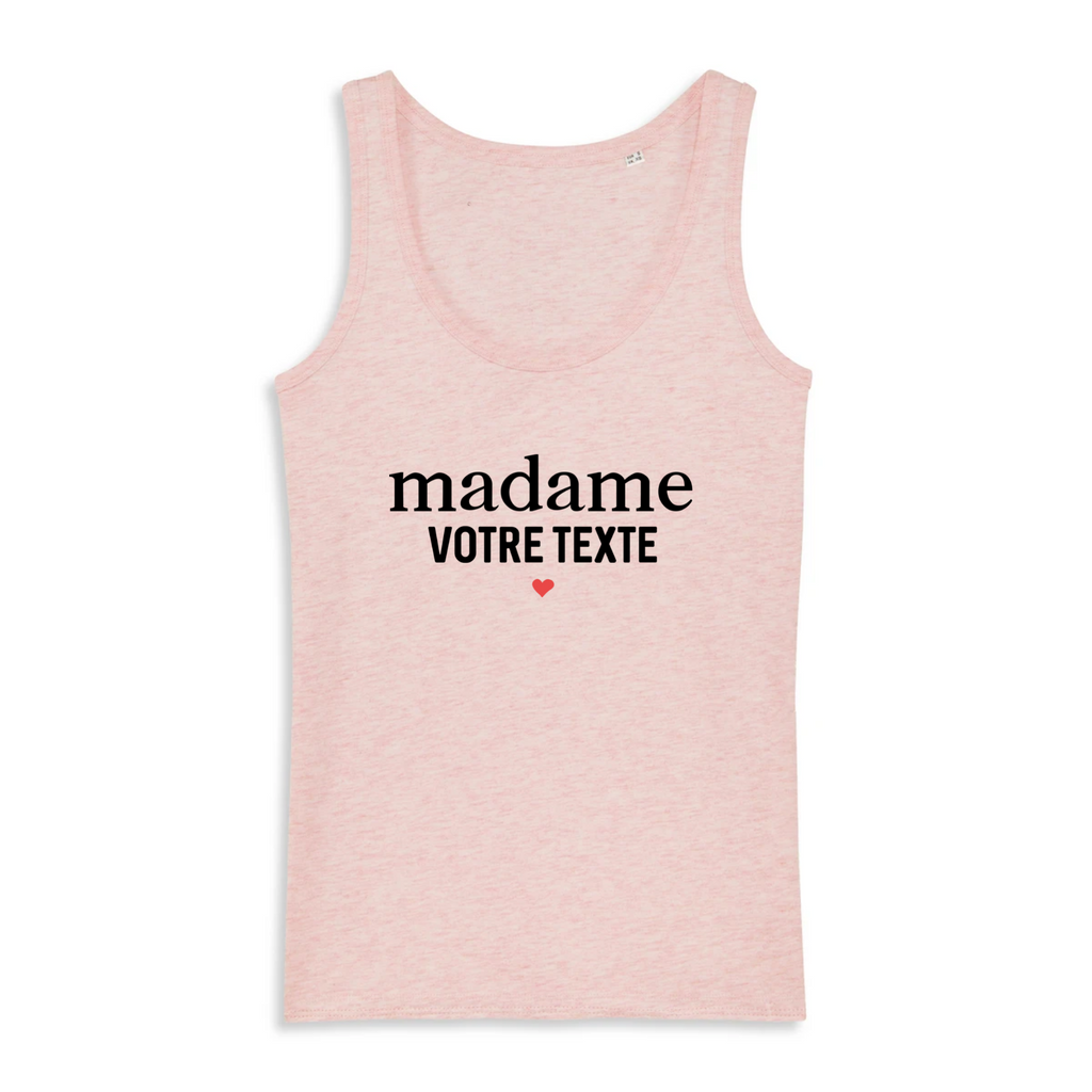 Madame votre texte - À personnaliser - Rose
