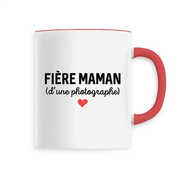 Fière maman d'une photographe - Unique Rouge