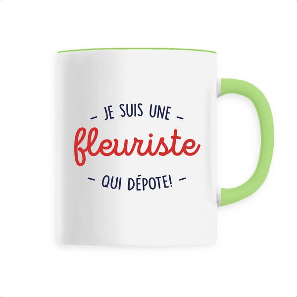 Je suis une fleuriste qui dépote - Unique Vert