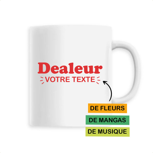 Dealeur votre texte - Unique Blanc