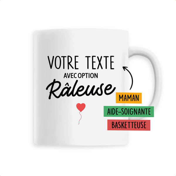 Votre texte avec option râleuse - À Personnaliser - Unique Blanc