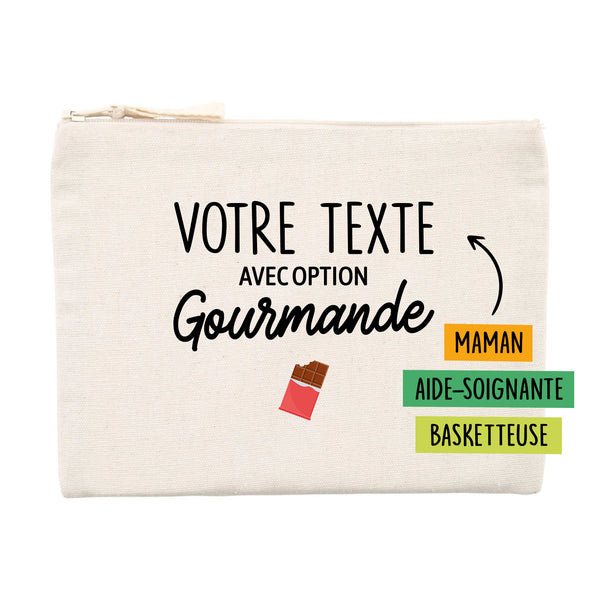 Votre texte avec option gourmande - Unique Beige