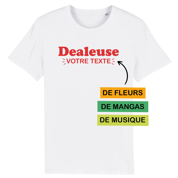 Dealeuse votre texte - XS Blanc