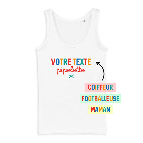 Votre texte pipelette - À Personnaliser - XS Blanc