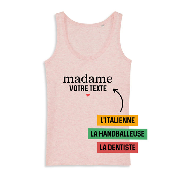 Madame votre texte - À personnaliser - XS Rose