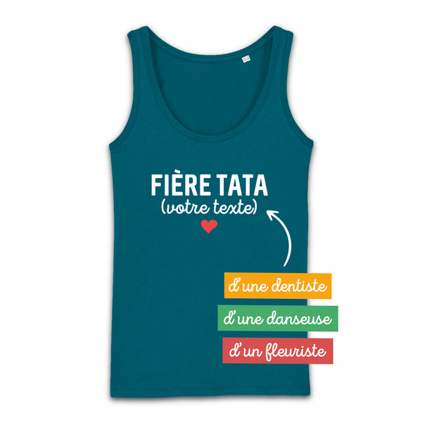 Fière tata (votre texte) - À Personnaliser -