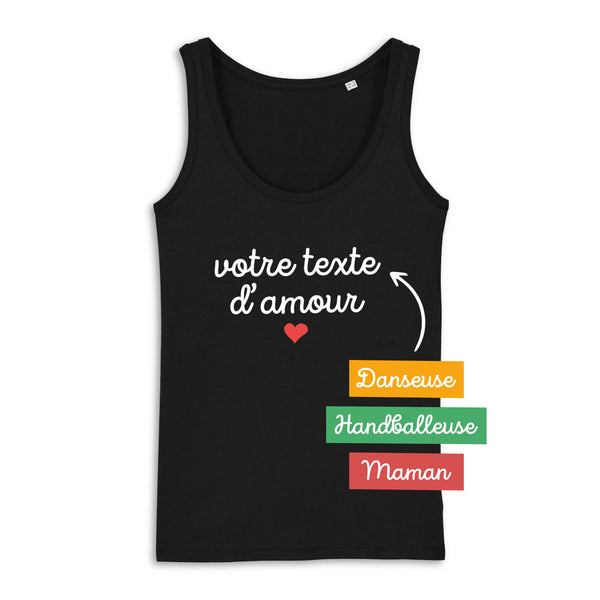 Votre texte d'amour - À Personnaliser - XS Noir