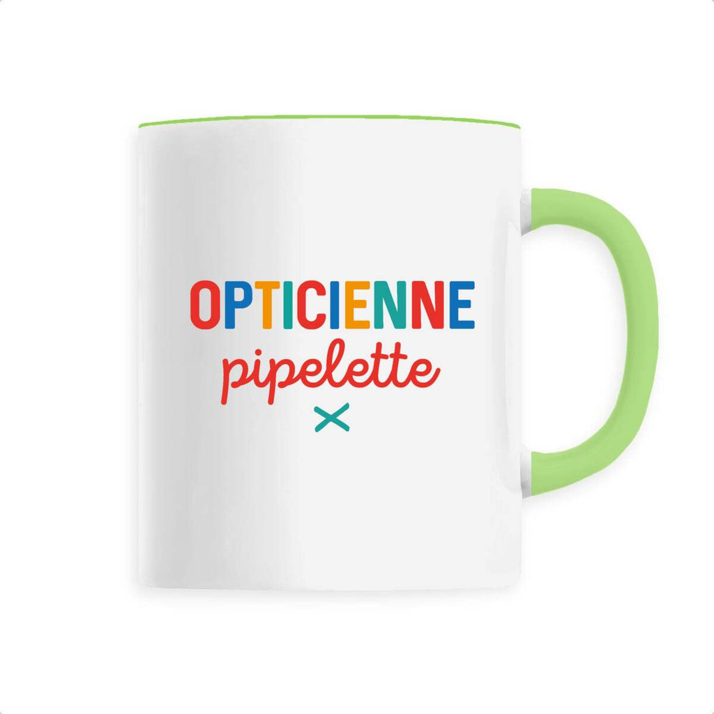 Opticienne pipelette - Vert