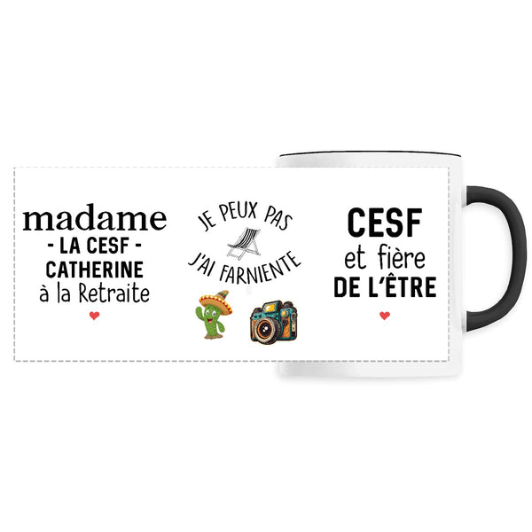 Catherine à la Retraite - Noir
