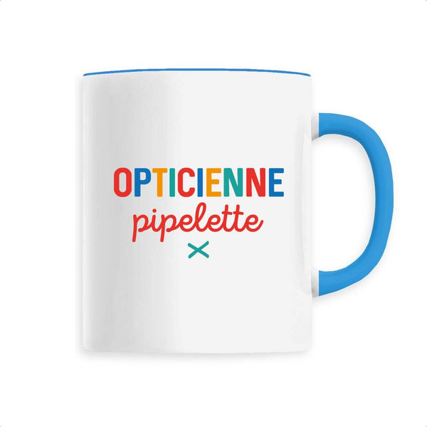 Opticienne pipelette - Bleu