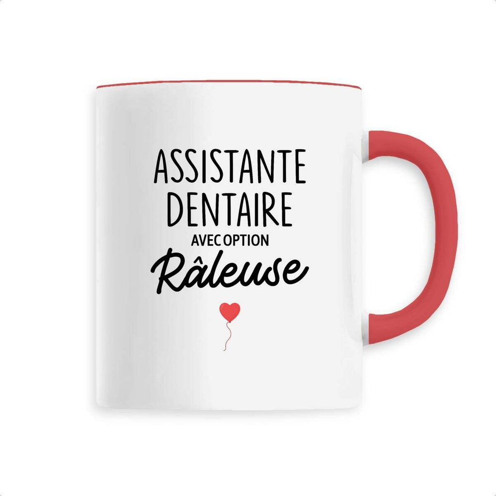 Assistante dentaire avec option râleuse - Rouge