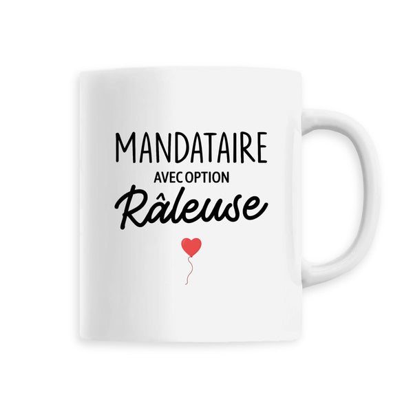 Mandataire avec option râleuse - Blanc