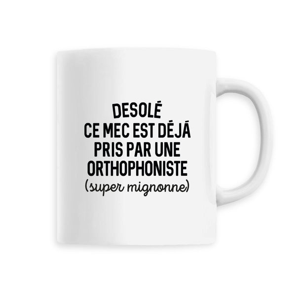 Désolé ce mec est déjà pris - Orthophoniste - Blanc