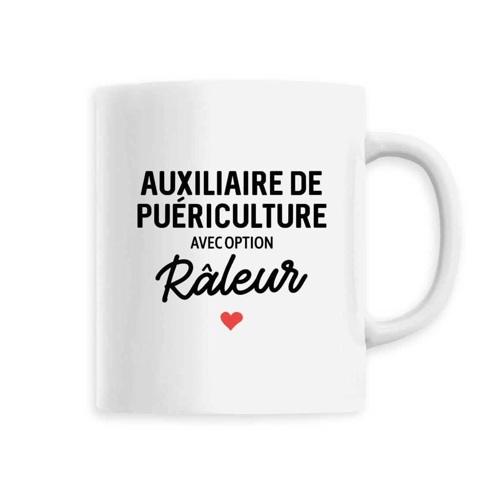 Auxiliaire de puériculture avec option râleur - Blanc