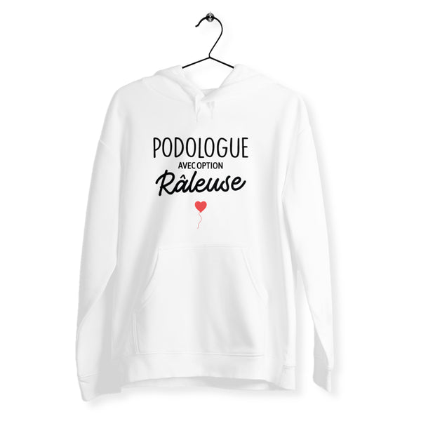 Podologue avec option râleuse - Blanc