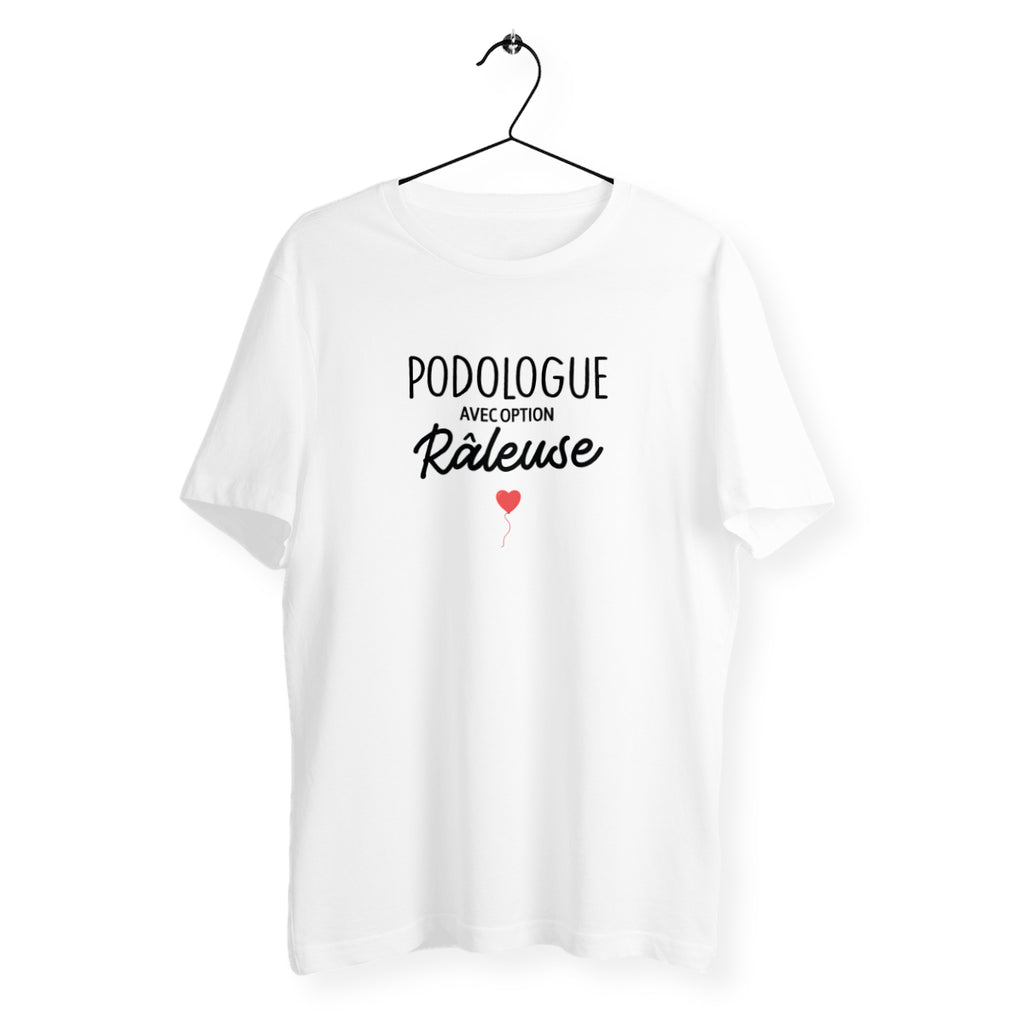 Podologue avec option râleuse - Blanc