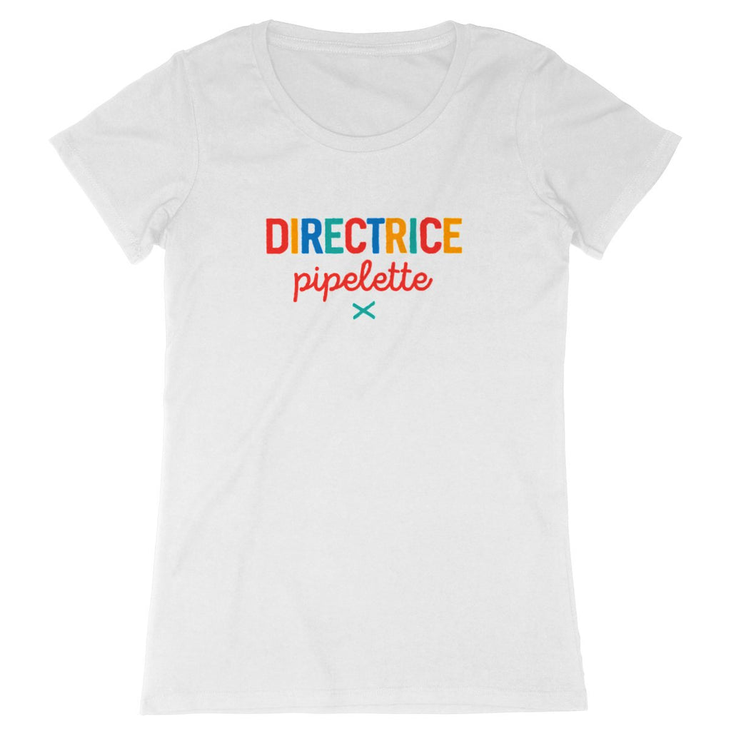 Directrice pipelette - Blanc