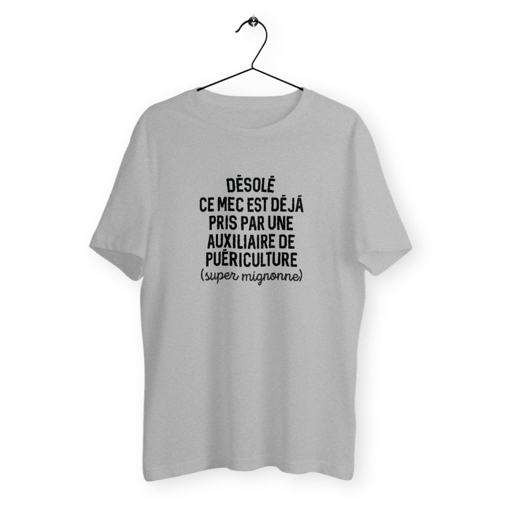 Désolé ce mec est déjà pris - Auxiliaire de puériculture - Gris