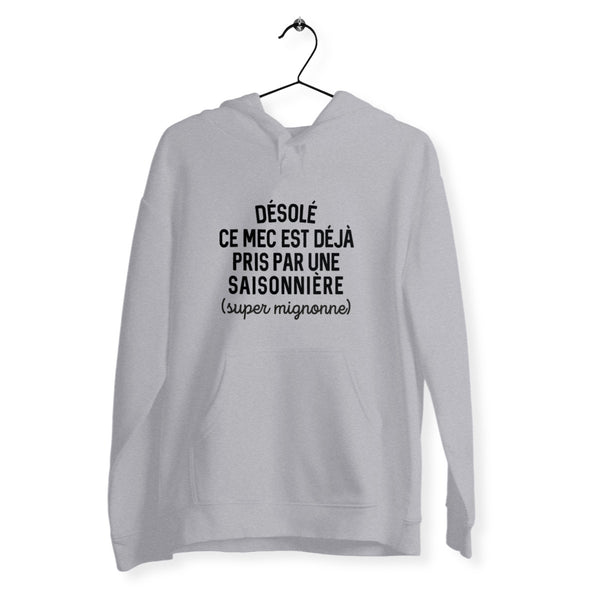 Désolé ce mec est déjà pris - Saisonnière - Gris