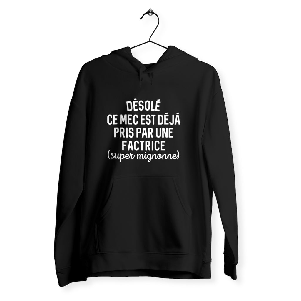 Désolé ce mec est déjà pris - Factrice - Noir